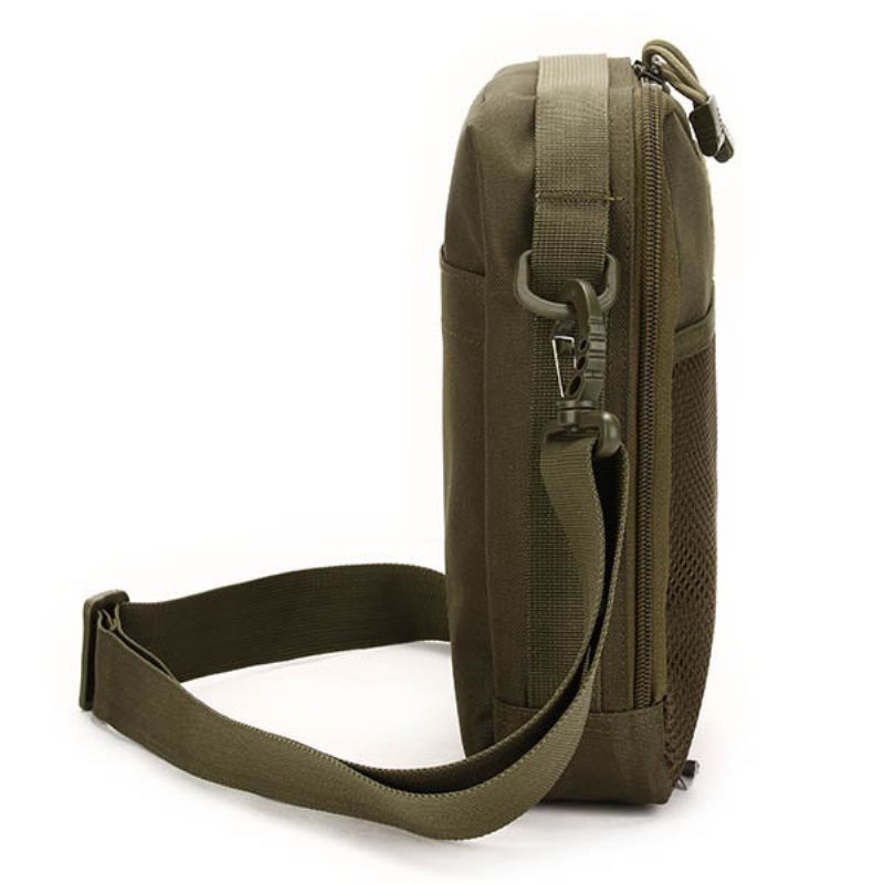 Menn Dame Nylon Sport Outdoor Tactical Army Ipad Skulder Crossbody Bag