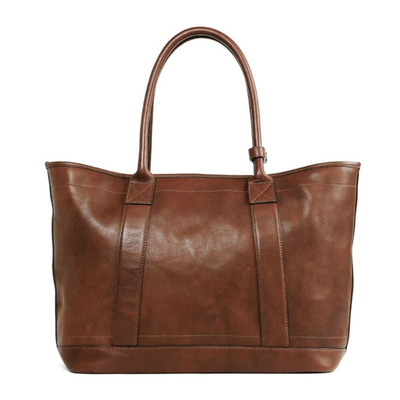 Menn Designer Travel 15.6 Tommers Bærbar Veske Solid Tote