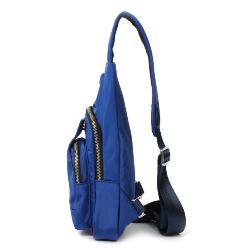 Menn Kvinner Nylon Fritid Brystryggsekk Utendørs Vandring Sport Crossbody-vesker