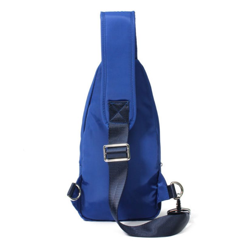 Menn Kvinner Nylon Fritid Brystryggsekk Utendørs Vandring Sport Crossbody-vesker