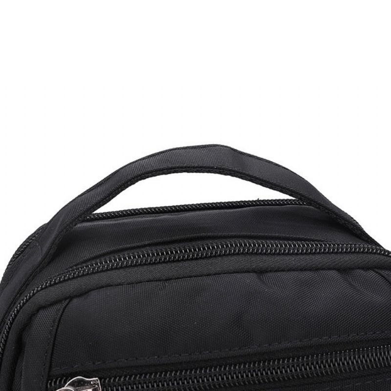 Menn Multi-funksjon Oxford Cloth Waterproof Messenger Bag