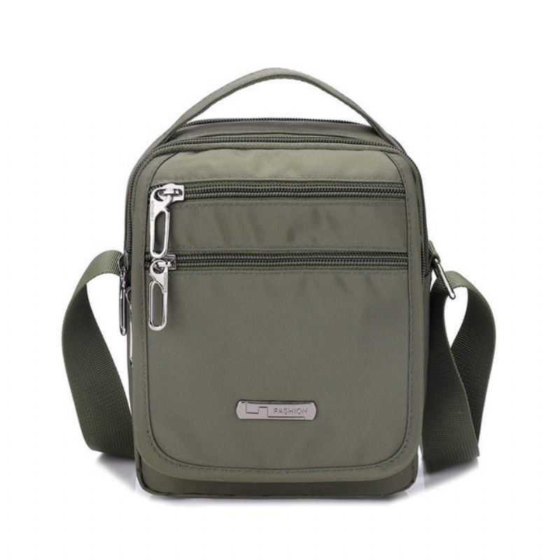 Menn Multi-funksjon Oxford Cloth Waterproof Messenger Bag