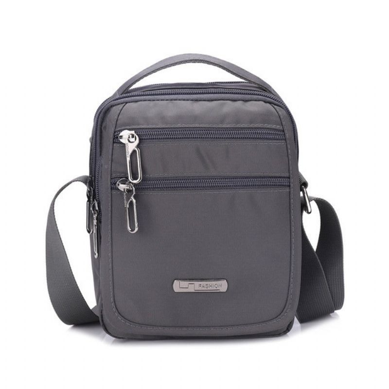 Menn Multi-funksjon Oxford Cloth Waterproof Messenger Bag