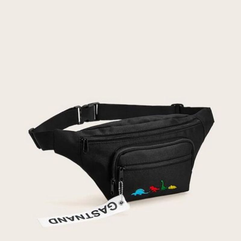 Midjeveske For Menn Og Kvinner Animal Brodery Fanny Pack