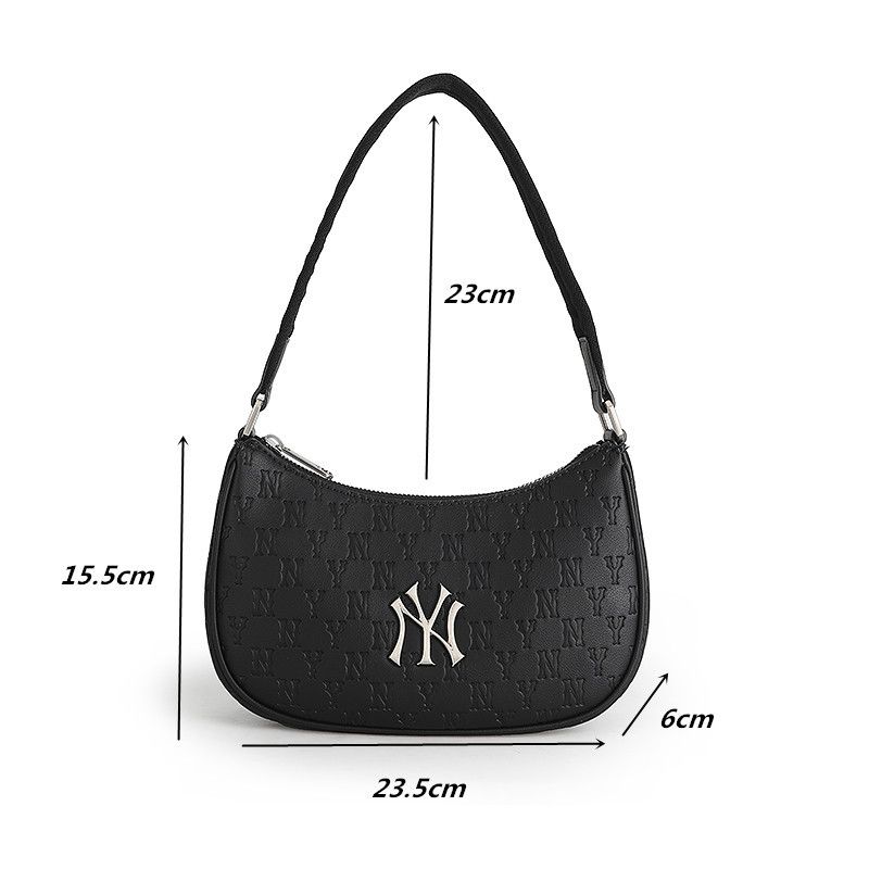 Mlb Underarmsveske Sommer High-end Feeling Nisje White Crescent Bag Skulder Håndveske Liten Veske