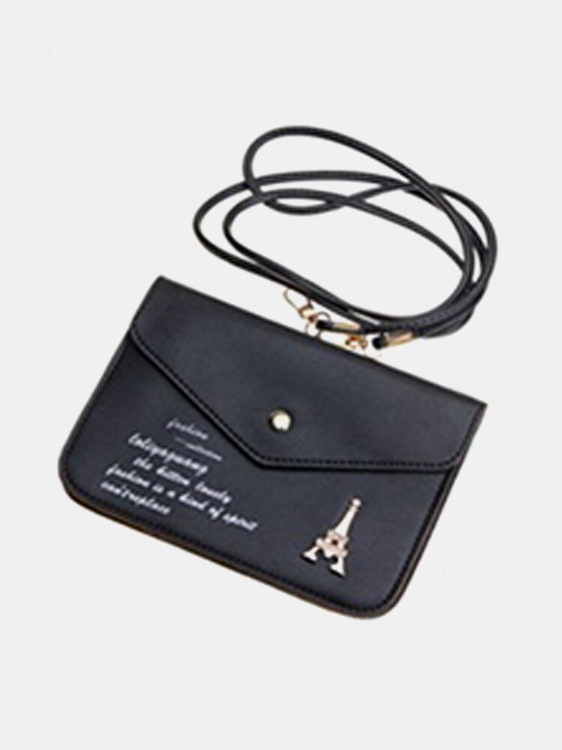 Mote Kvinner Letter Satchel Messenger Crossbody Bag