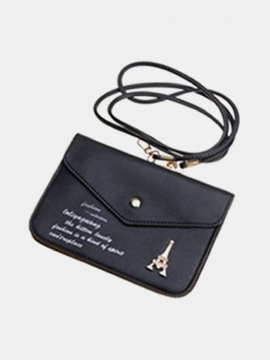 Mote Kvinner Letter Satchel Messenger Crossbody Bag