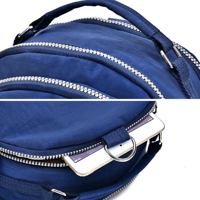 Multifunksjonsvesker Med To Mellomlag Utendørs Skuldervesker Lette Crossbody-vesker Ryggsekk