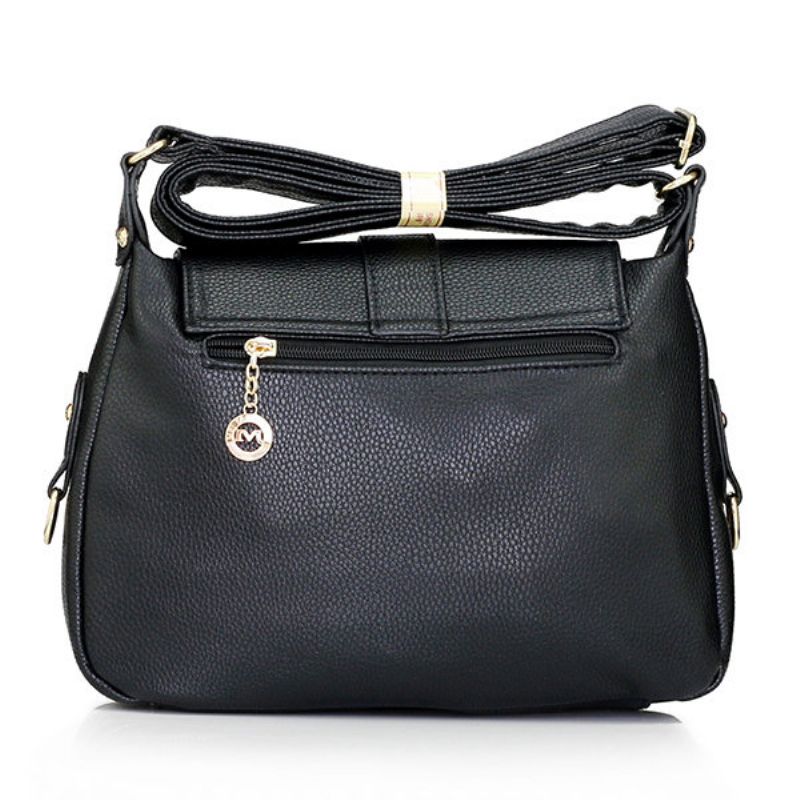 Myston Kvinner Casual Zipper Crossbody Bag Elegant Skulderveske For