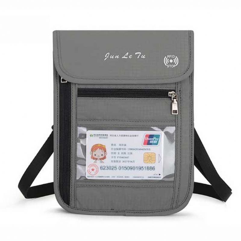 Nylon Passport Oppbevaringsvesker Uformelle Skuldervesker Crossbody-vesker For Kvinner Menn