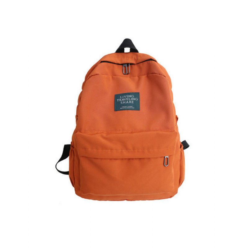 Nylon Ryggsekk Kvinne New Wild Fashion Enkel High Junior School Student Bag Dame Campus Backpack