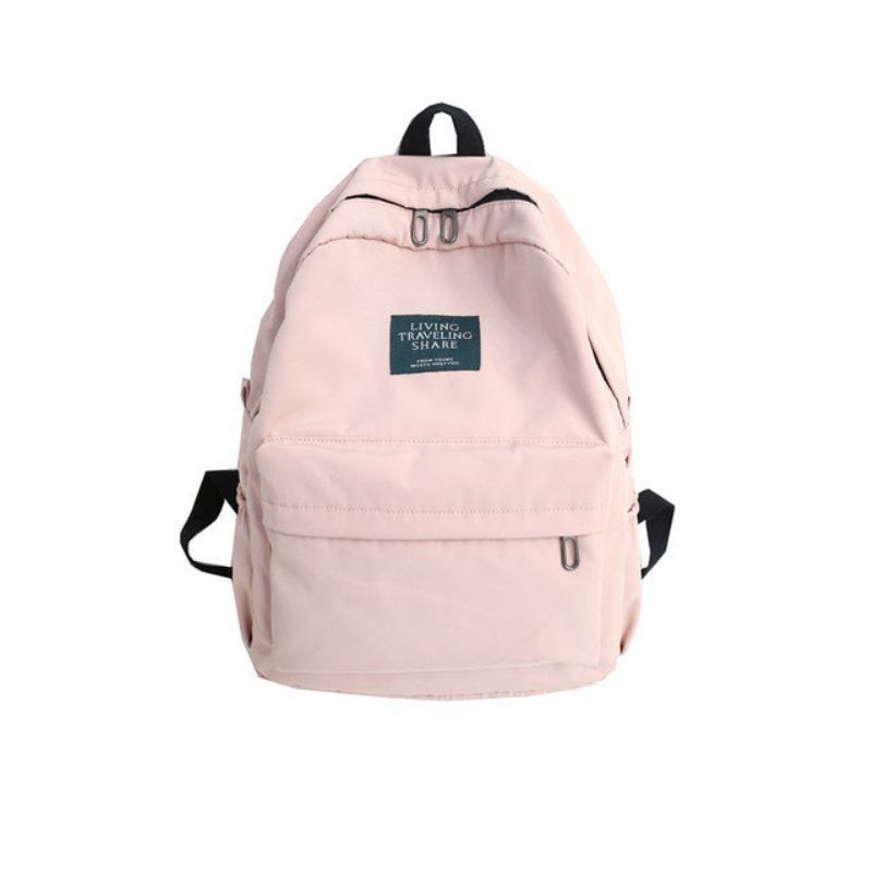 Nylon Ryggsekk Kvinne New Wild Fashion Enkel High Junior School Student Bag Dame Campus Backpack