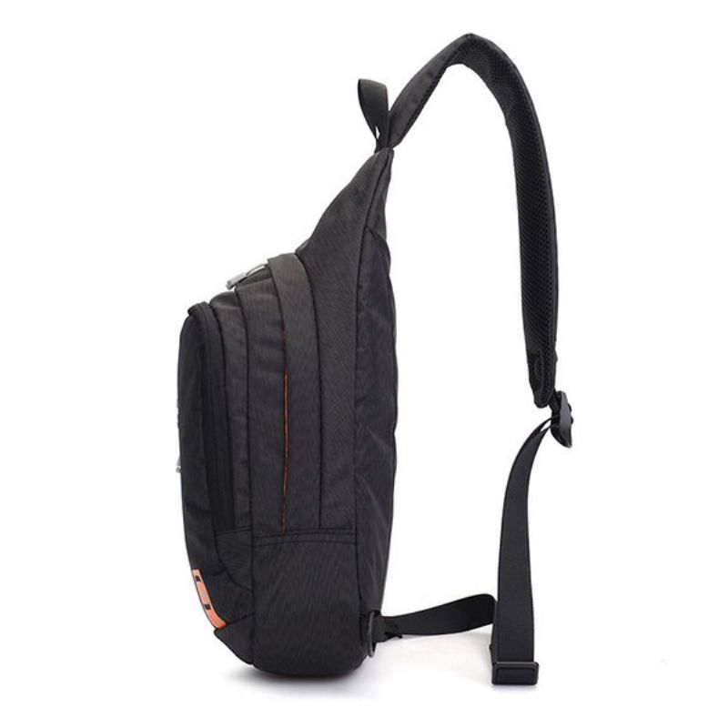 Nylon Vanntett Lett Sport Daily Chest Bag Mini Crossbody Bag For Menn Og Kvinner