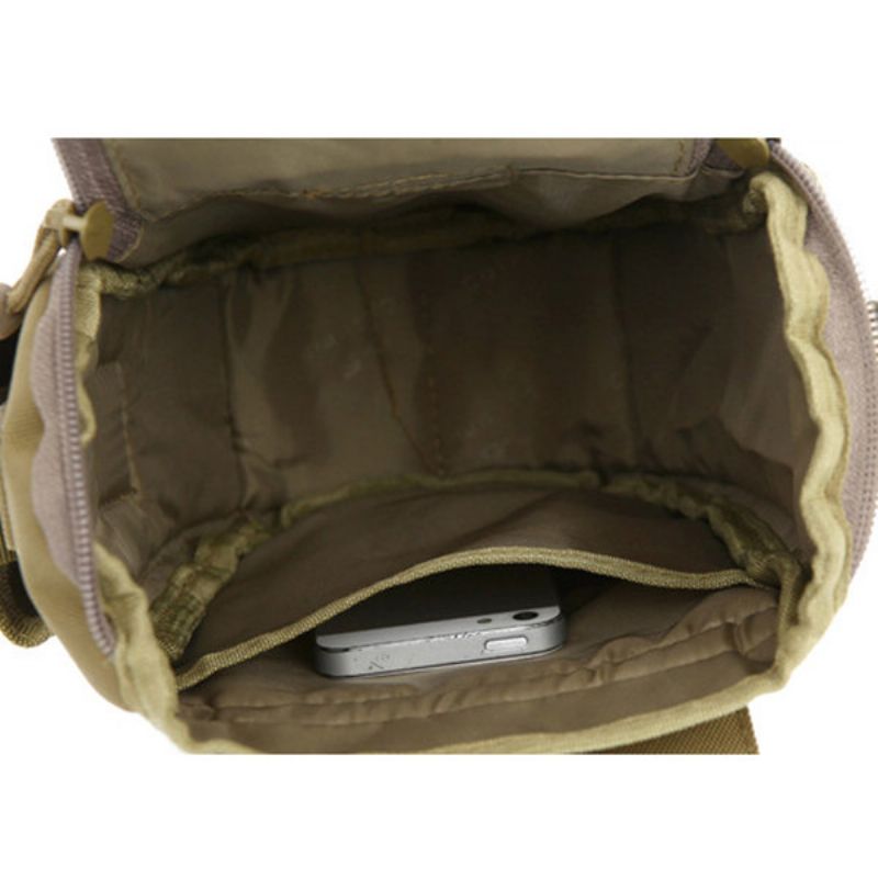 Outdoor Camouflage Bag Skulderveske Herre Sports Bærbar Nylon Cossbody Bag