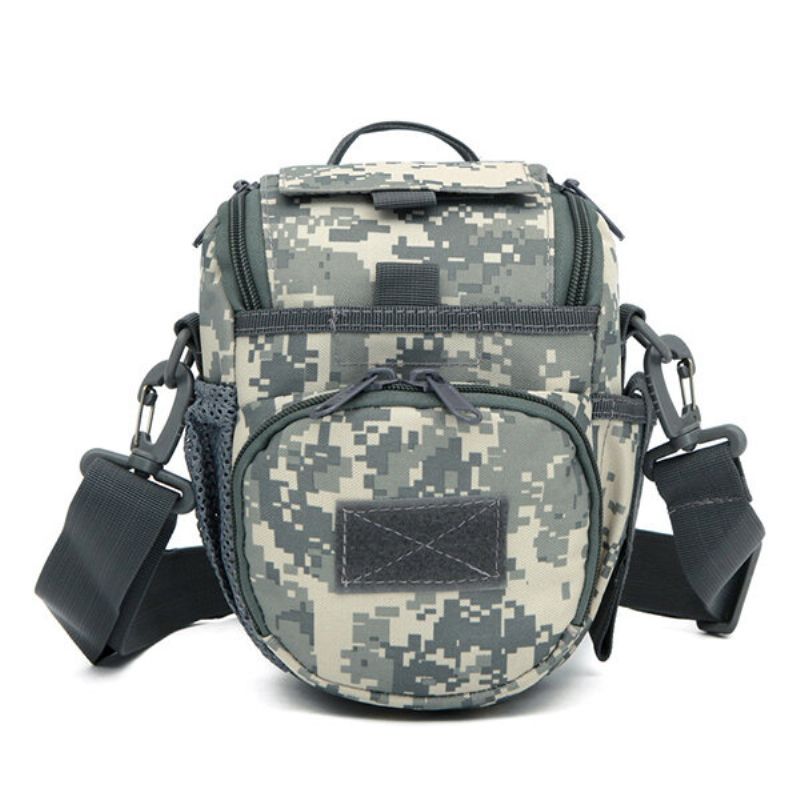 Outdoor Camouflage Bag Skulderveske Herre Sports Bærbar Nylon Cossbody Bag