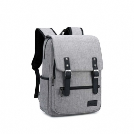 Oxford Cloth Casual Studenter Ryggsekk Mote Minimalistisk Skulderveske Laptop Bag Reiseveske