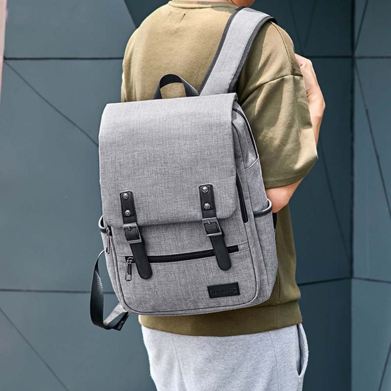 Oxford Cloth Casual Studenter Ryggsekk Mote Minimalistisk Skulderveske Laptop Bag Reiseveske