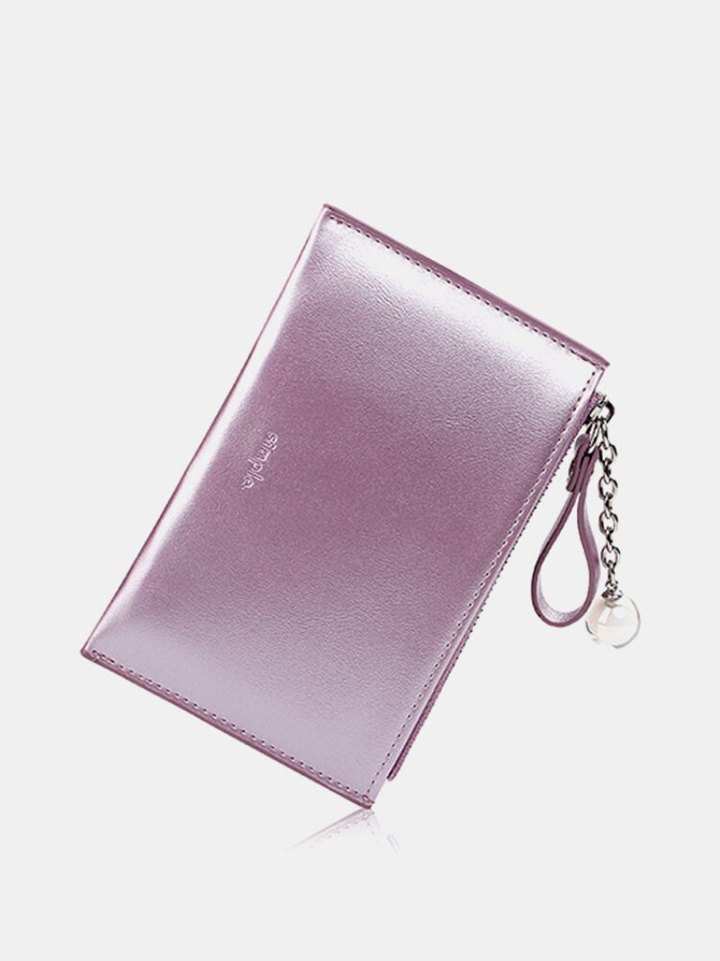 Pearlescent Laser Wallet Charm Creative Mini Myntpung Kortholder For Dame