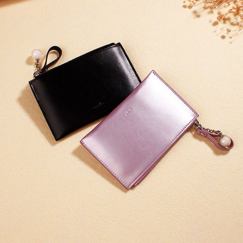 Pearlescent Laser Wallet Charm Creative Mini Myntpung Kortholder For Dame