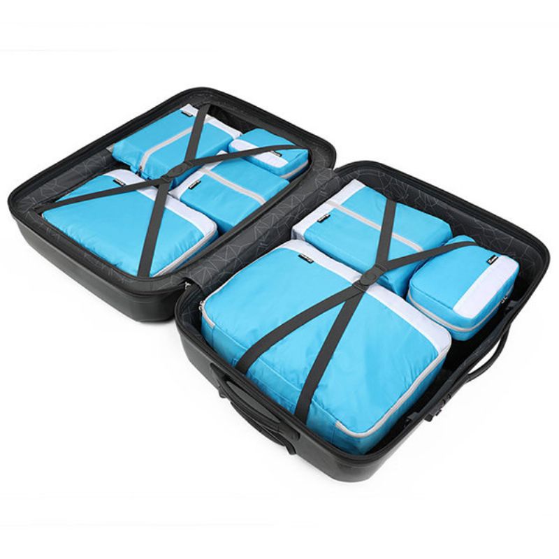 Polyester Hjem 7-delt Duffel Bag Reise Digital Oppbevaringsveske Kvinner Menn