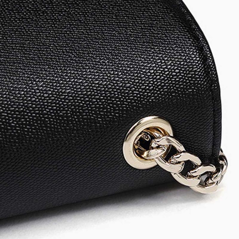 Pu-skinn Cross-body Skulder Clutch Veske Kveldsveske Med Kjede