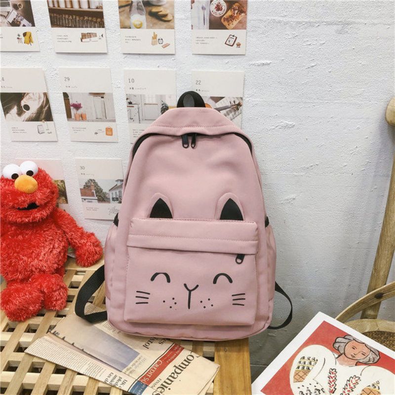 Ryggsekk Kvinne New Bag High School College Ins Ancient Sense Campus Wild Waterproof Backpack