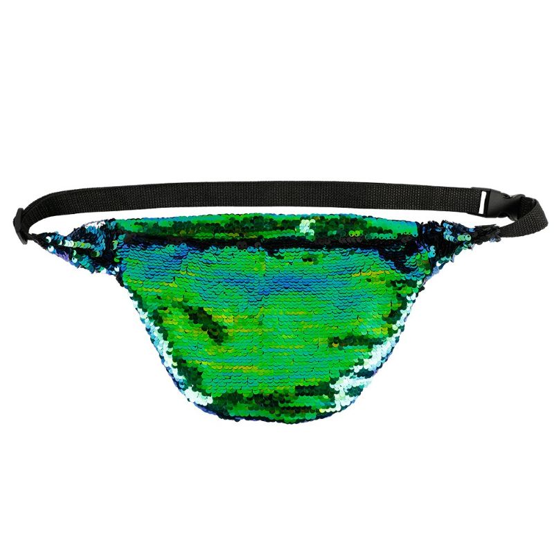 Shiny Neon Fanny Pack For Kvinner Mote Midjeveske For Rave Festival Party Trip