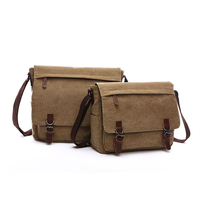 Shoulder Messenger Bag Wild Canvas Bag Praktisk Business Computer Cag Korean Fashion Style Street Bag