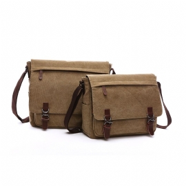 Shoulder Messenger Bag Wild Canvas Bag Praktisk Business Computer Cag Korean Fashion Style Street Bag