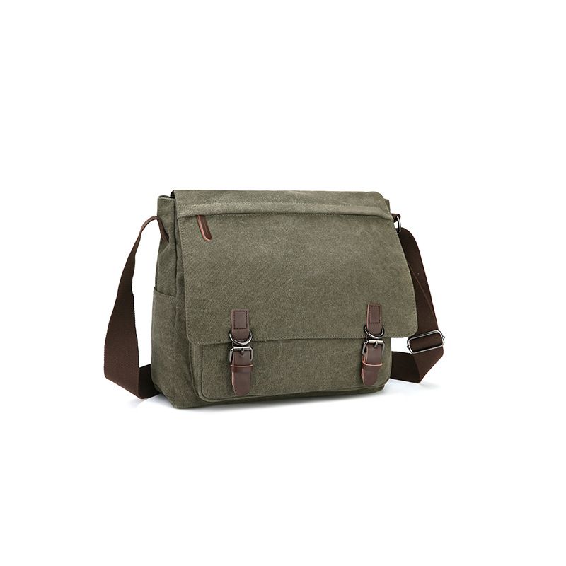 Shoulder Messenger Bag Wild Canvas Bag Praktisk Business Computer Cag Korean Fashion Style Street Bag