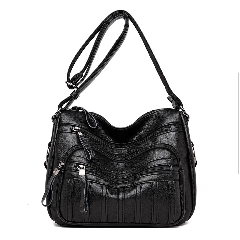 Skinn Luksushåndveske Dameveske Designerveske Lady One Shoulder Handbag 2023 Medium Uformelt Håndveske 28*12*20cm