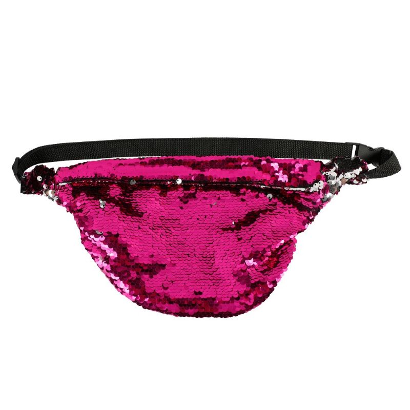 Skinnende Midjeveske Med Justerbar Stropp For Kvinner Fashion Fanny Pack For Beach Concert Festival Carnival