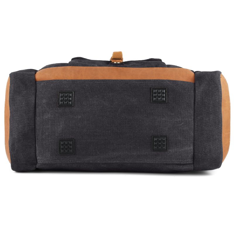 Stor Kapasitet Hånd Travel Duffel Bag En-skulder Diagonal Canvas Bag