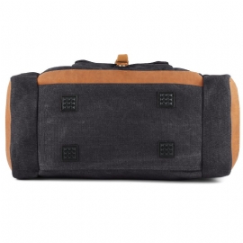 Stor Kapasitet Hånd Travel Duffel Bag En-skulder Diagonal Canvas Bag