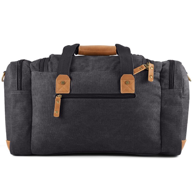 Stor Kapasitet Hånd Travel Duffel Bag En-skulder Diagonal Canvas Bag