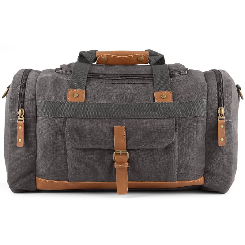 Stor Kapasitet Hånd Travel Duffel Bag En-skulder Diagonal Canvas Bag