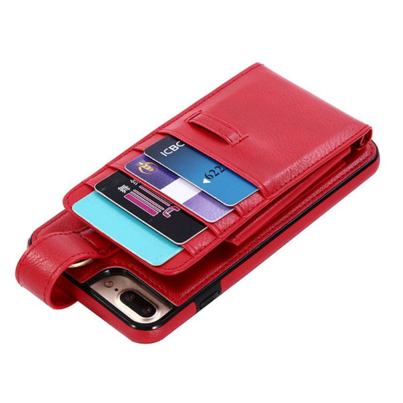 Telefonveske Med Flere Spor For Iphone/samsung-kortholder Veske Myntveske