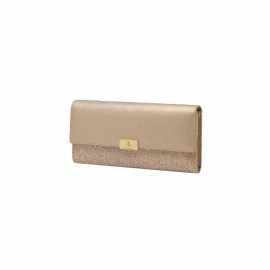 Tri-fold Multi-kort Dame Veske I 2023 Fasjonable Kvinner Clutch On Clear Multifunksjonell Skinnveske Med Enkel Design