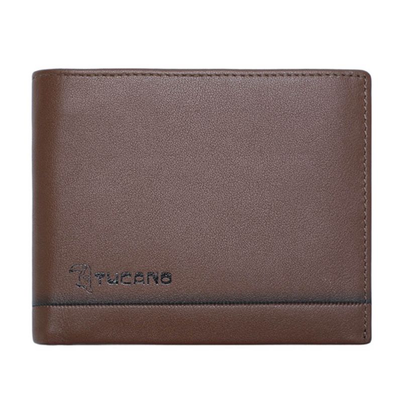 Tucano Kort Lommebok For Menn Retro Kuskinn Business Myntlommebøker Fasjonabel Clutch