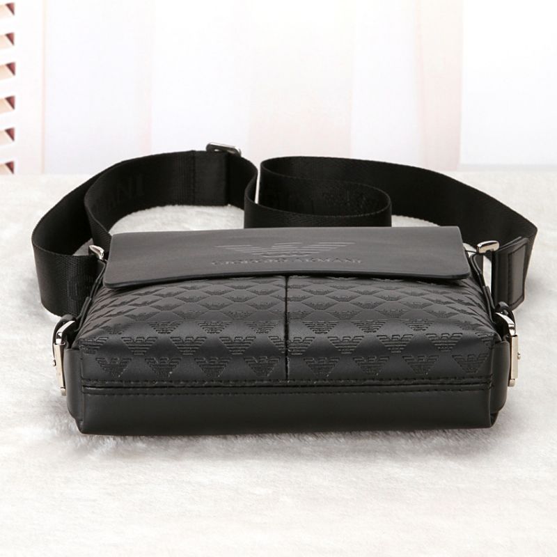 Utenrikshandel Herreveske Mote Pu Business Skulderveske Vertikal Crossbody-veske Trendy Menns Fritidsveske Hot Salg Trend