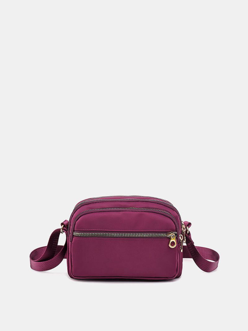 Vanntett 4-lags Crossbody-veske For Kvinner