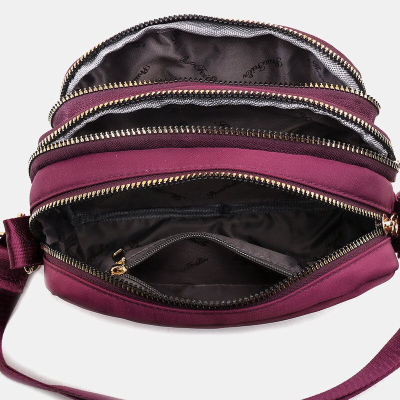 Vanntett 4-lags Crossbody-veske For Kvinner