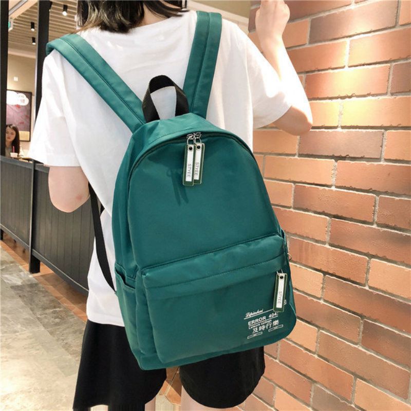 Vanntett Ny Kvinnelig Harajuku High School Student Ryggsekk Venner Campus Canvas Bag