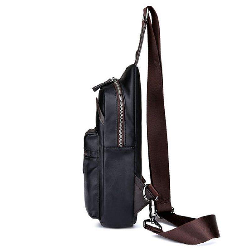 Vintage Outdoor Casual Sport Sling Bag Bryst Bag Crossbody Bag For Menn