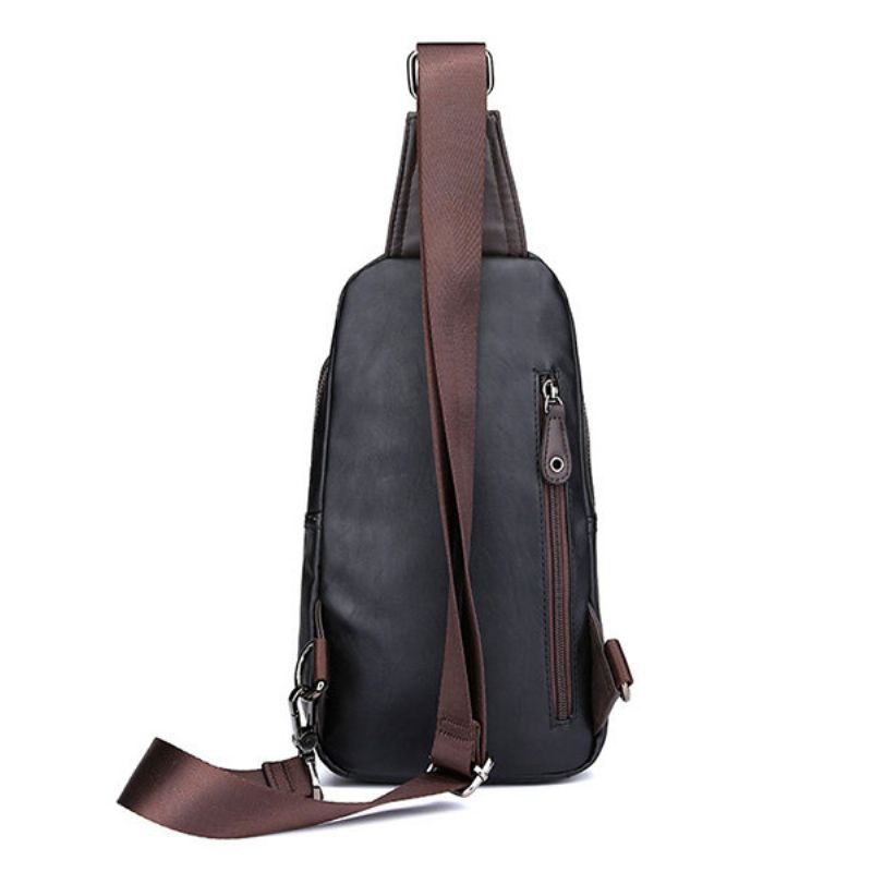 Vintage Outdoor Casual Sport Sling Bag Bryst Bag Crossbody Bag For Menn