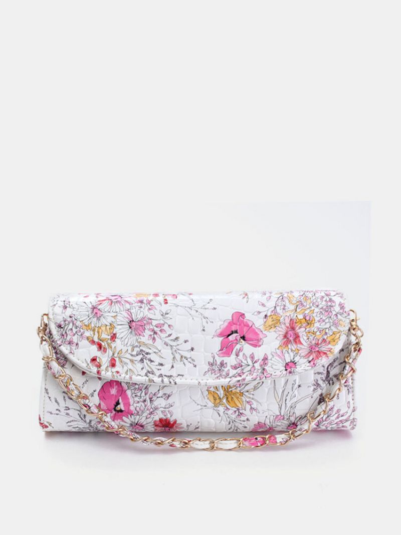 Women National Wind Print Crossbody Bag