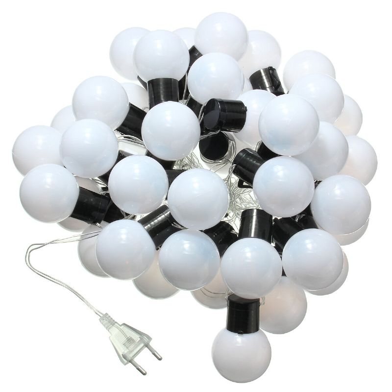 10m 38 Baller Led-streng Fe Lys Fest Jul Bryllup Ferie Lampe 220v Eu Plugg