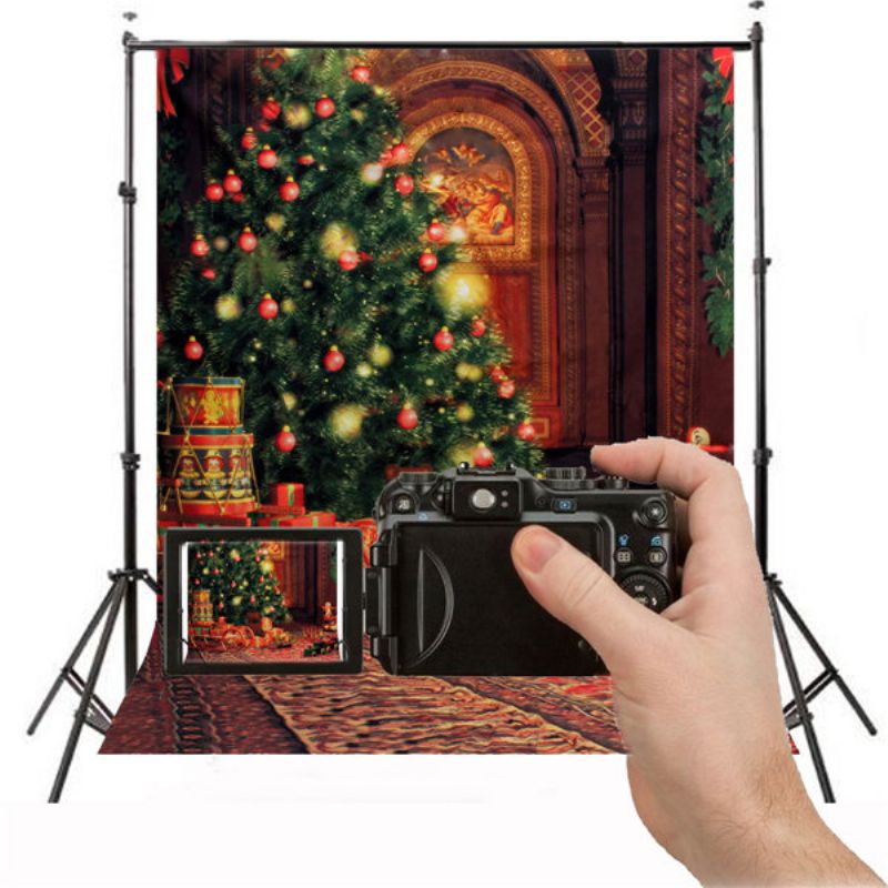 1.5x2.1m Juletema Stereo Vanntett Studiofotografi Bakgrunn