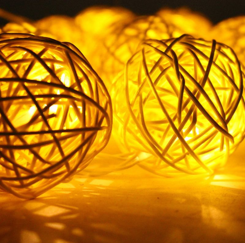 20led Rotting Bryllupsfest Hage Festival Ball String Lights