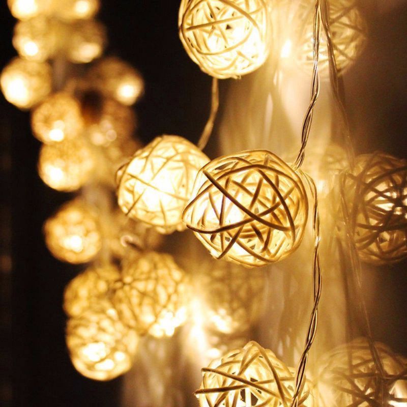 20led Rotting Bryllupsfest Hage Festival Ball String Lights